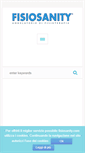 Mobile Screenshot of fisiosanity.com