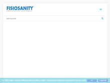 Tablet Screenshot of fisiosanity.com